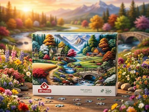 Alternative view of Renklerin Tarlası 260 Parça Puzzle