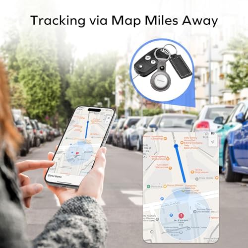 BR5W Pintag Find My Tracker Konum Belirleyici Beyaz