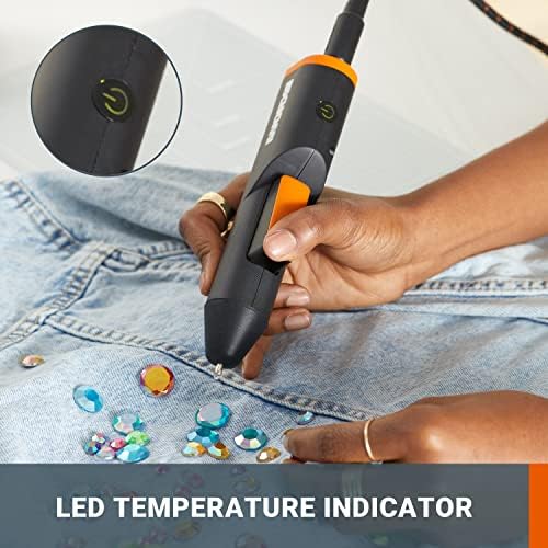 Alternative view of WX746.9 MAKERX 20V Profesyonel Sıcak Mum Silikon Tabancası + 10 Silikon