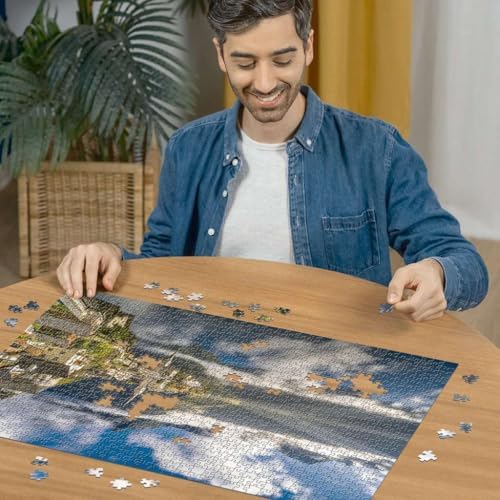 , 1000p Puzzle Avusturya Hallstatt, Yetişkin Puzzle - Görsel 3