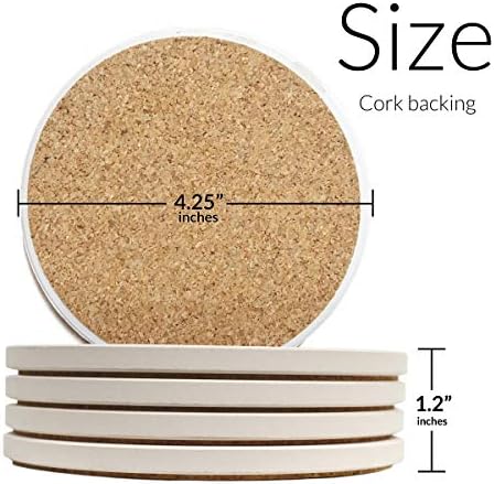 "EC900 emici altlık, 4 – 1/4 inç," Kum DOLLAR, Set 4