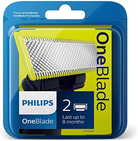 OneBlade 2'li Yedek Bıçak, Tüm OneBlade Modelleriyle Uyumlu, 4 Aya Kadar Dayanıklı Bıçaklar, QP220/51 - Görsel 3