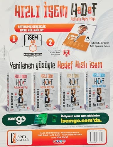 Alternative view of 2024 Farklı İsem 8. Sınıf Türkçe Soru Bankası