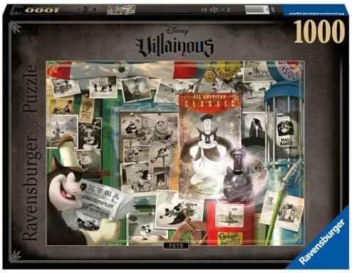 168873 1000 Parçalı Puzzle Villains: Pete, Renkli