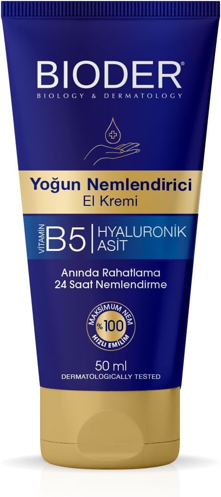 Alternative view of Bioder Yoğun Nemlendirici El Bakım Kremi 50 ml – Hyalüronik Asit ve B5 Vitamini İçerikli, Hızlı Emilen Nemlendirici