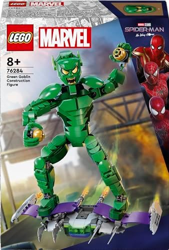 Alternative view of Green Goblin Yapım Figürü 76284 – 8 Yaş ve Üzeri Çocuklar için Süper Kahraman Hediyesi Fikri, 2 Bal Kabağı Bombası Dahil Orijinal Aksesuarlar İçeren Yaratıcı Oyuncak Yapım Seti (471 Parça)