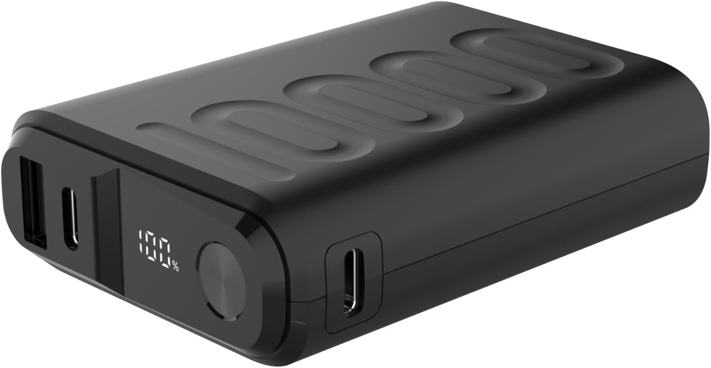 Powerbank 20W 2USB-C 1USB-A 10.000 mAh SİYAH,USB-C Şarj Kablosu Dahildir,Şarj Süresi: 3 saat,USB-C ve USB-A Bağlantı Noktaları, Ağırlık: 195 gr, USB bağlantı noktaları: 3 - Görsel 2