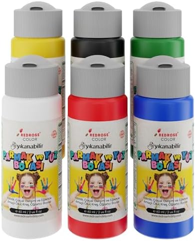 Alternative view of Ana Renkler Parmak Boyası 6'lı Set 6x60ml