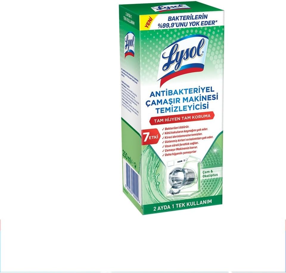 Alternative view of Lysol Antibakteriyel Çamaşır Makinesi Temizleyici Çam ve Okaliptus Ferahlığı 250 ml