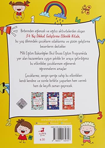 3-4 Yaş Dikkat Geliştirme