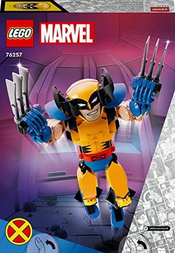 Wolverine Yapım Figürü 76257 – 8 Yaş ve Üzeri Kız ve Erkek Çocuklar için Süper Kahraman Hediyesi Fikri, 3 Uzayan Pençe Gibi Orijinal Detaylar İçeren Yaratıcı Oyuncak Yapım Seti (327 Parça) - Görsel 3