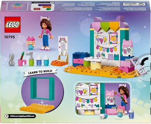 Alternative view of 4+ Gabby’s Dollhouse Karton Yavru Kedi ile El Sanatları 10795, 4 Yaş ve Üzeri Çocuklar için Gabby Minifigürü İçeren Yaratıcı Oyuncak Yapım Seti (60 Parça)