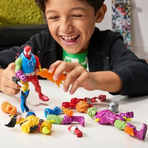 MixMashers Scarlet Spider Spider-Man Karıştır ve Eşleştir Aksiyon Figürü - Görsel 2