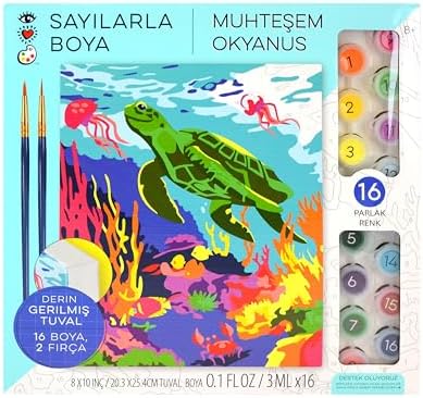 Alternative view of And Arts Numaralarla Boya Seti Amazing Ocean 9207