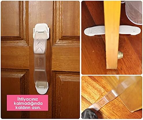 Alternative view of Unisex Kapı Altı Stoperi (Şeffaf, 2 Adet)