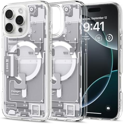 Alternative view of 16 Pro ile Uyumlu ince MagSafe Kılıf Ultra Hybrid Sararmaya Dayanıklı DuraClear™ Hava Kanalı Teknolojisi™ Askeri Sınıf Koruma MagFit Zero One Tasarım Kapak - ACS08136
