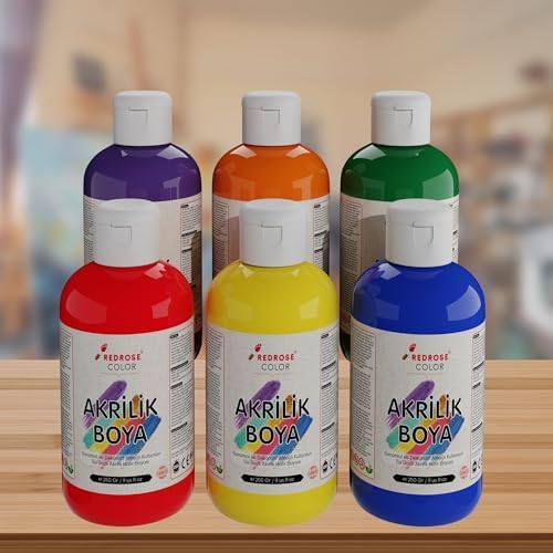 Alternative view of Ara Renkler Akrilik Boya 6'lı Set 6x250 gr