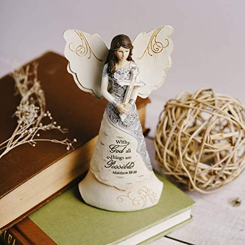 Elements Faith melek , 6 – 1/2, Haç, çan Tanrı tüm eşyalarınızı mümkündür - Görsel 3
