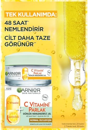 GARNIER C Vitamini Parlak Günlük Nemlendirici Jel 50 ml - Görsel 3