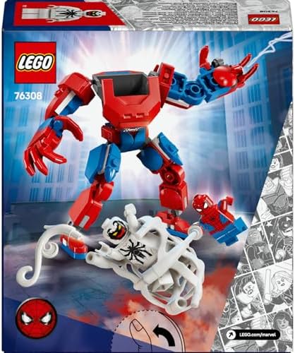 Alternative view of Örümcek Adam Robotu, Anti Venom’a Karşı 76308-6 yaş ve üzeri Çocuklar için İnşa Edilebilen Figür İçeren Oyuncak Yapım Seti, Doğum Günü Hediyesi (107 Parça)