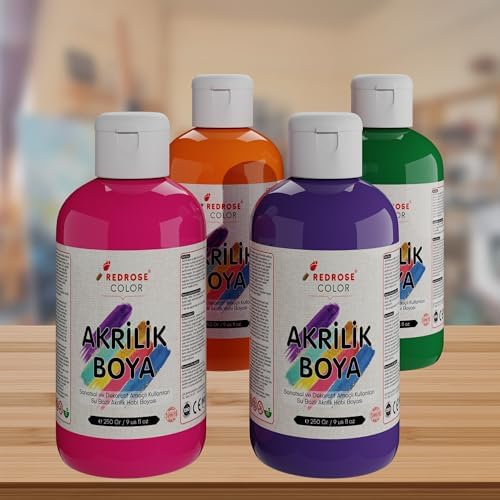 Ara Renkler Akrilik Boya 4'lü Set 4x250 gr