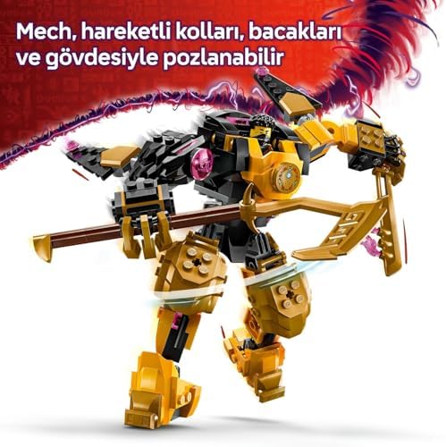 Alternative view of ’in Spinjitzu Savaş Robotu 71839-7 Yaş ve Üzeri Çocuklar için ve Hayalet Ejderinsan Savaşçı Minifigürleri ve Ejderha Modeli İçeren Yaratıcı Oyuncak Yapım Seti (213 Parça)