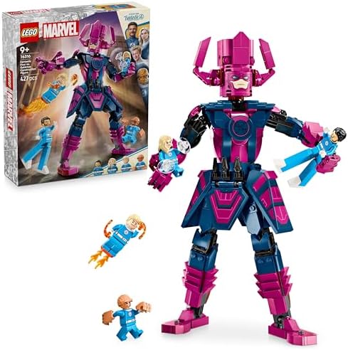 Alternative view of ǀ Fantastik Dörtlü, Galactus Yapım Figürüne Karşı 76316-9 Yaş ve Üzeri Çocuklara Süper Kahraman Minifigürü İçeren Yapım Seti, Doğum Günü Hediyesi Fikri (427 Parça)