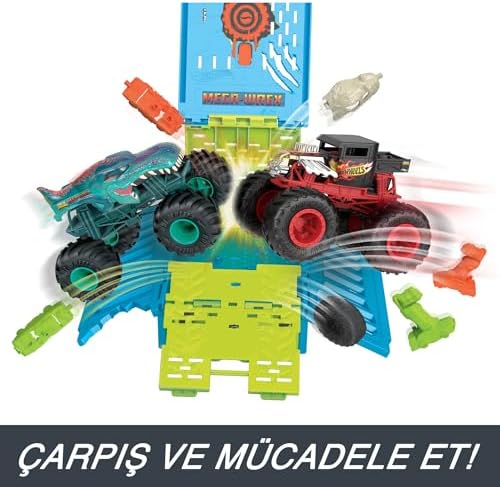 Trucks 1:24 Wrex'in Çarpışma Kafesi, 3 yaş ve üzeri, HNC29 - Görsel 3