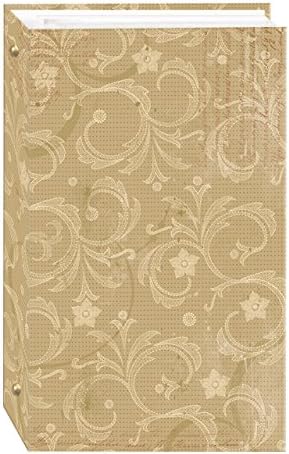 (Jasmine) - 3-Ring Photo Album 300 Pockets Hold 4x6 Photos, Jasmine Design