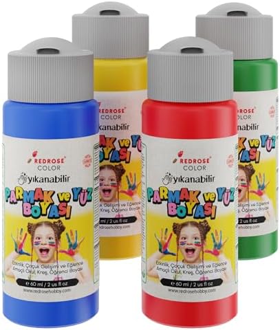 Alternative view of Ana Renkler Parmak Boyası 4'lü Set 4x60 ml