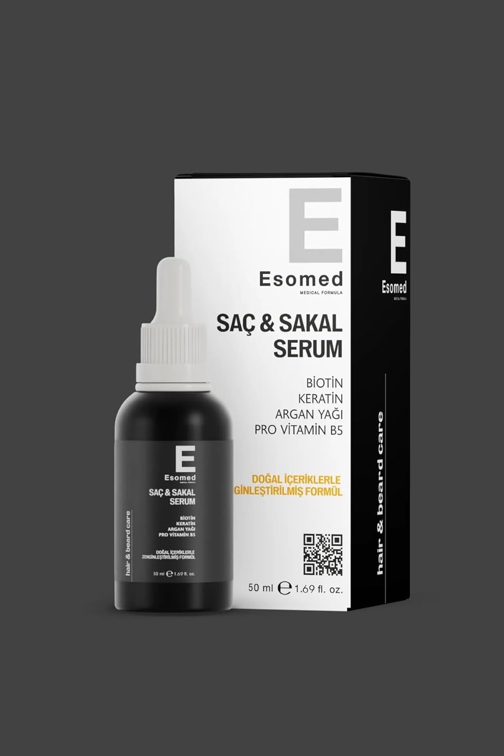 Saç ve Sakal Dökülmesine Karşı Saç ve Sakal Kıl Uzatıcı Serum Bitkisel Saç Sakal Serumu 50ml - Görsel 2
