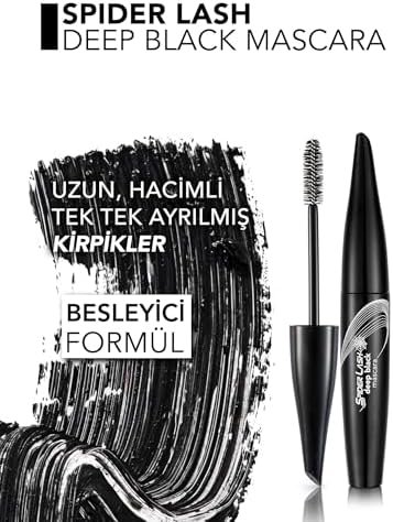 Alternative view of Spider Lash Zeytinyağı İçeren Besleyici Etkili Yoğun Siyah Maskara - 001 DEEP BLACK