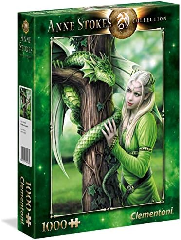 Alternative view of - 1000 Parça Anne Stokes Yetişkin Puzzle - Kindred Spirits