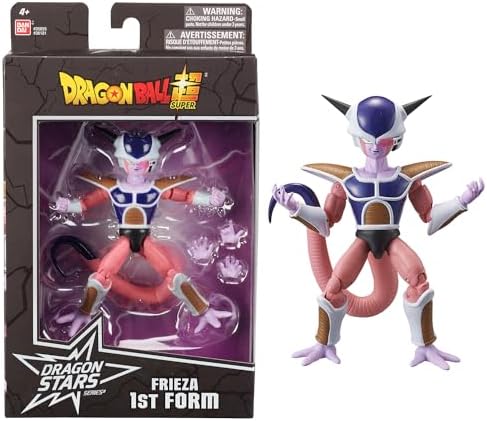 BANDAI 16 cm Dragon Ball Frieza 1. Formu Poz Verilebilir Figür, Dragon Stars Serisi - Görsel 3