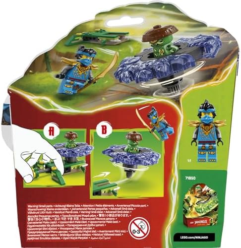 Alternative view of Nya, Mutasyon Canavarı Topacına Karşı 71849-6 Yaş Üzeri Çocuklar için Aksesuarlı Nya ve Kötü Mutasyon Canavarı Minifigürleri İçeren Yaratıcı Oyuncak Yapım Seti, Hediye Fikri (49 Parça)