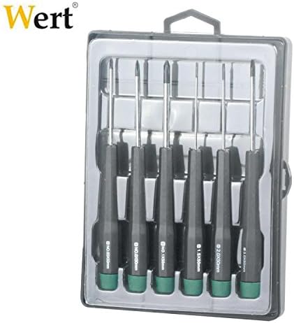 Alternative view of W 2262, Elektronikçi Tornavida Seti, Gri/Siyah/Yeşil, (6 Parça)