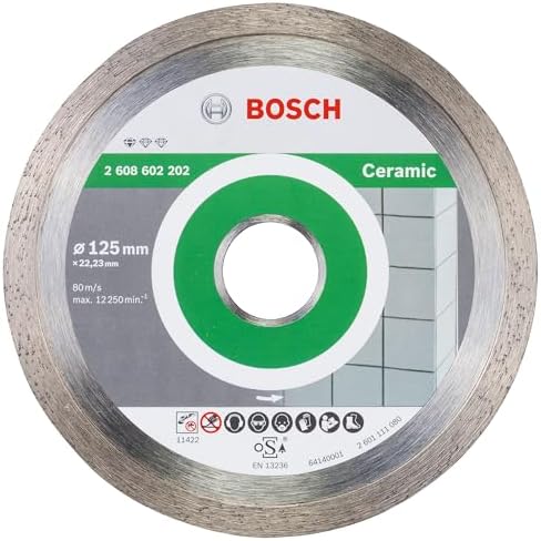 Alternative view of Standard Seri Seramik İçin Elmas Kesme Diski 125 mm, Gri