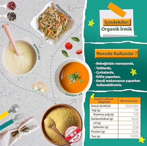 Alternative view of Organik İrmik (+6 +8 ay - 250 gram)