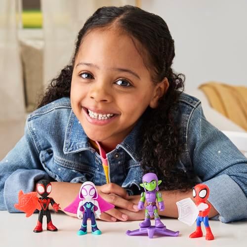 Alternative view of Spidey ve Süper Arkadaşları Örümcek Oyuncak, Aksesuarlı, 7,6 cm Boyutunda Aksiyon Figürü, Süper Kahraman Oyuncağı, 3 Yaşından İtibaren Çocuklar için