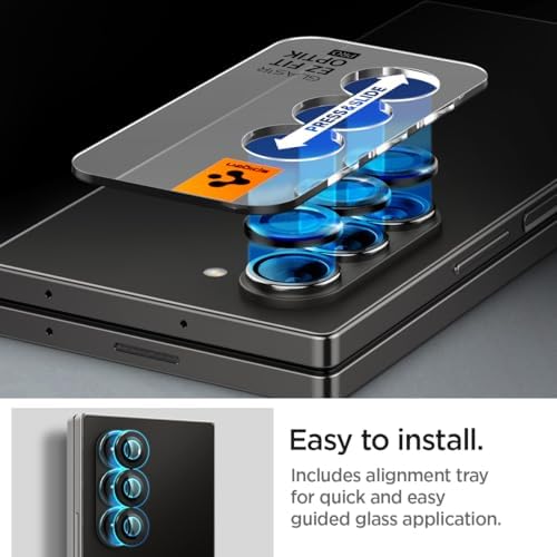Galaxy Z Fold 6 ile Uyumlu Kamera Lens Camı Koruyucu Kolay Kurulum GLAS.tR EZ Fit Optik Pro (2 Adet) - AGL07970 - Görsel 3