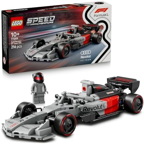 Revolut F1 R26 Yarış Arabası 77259-10 Yaş ve Üzeri Çocuklar için Kıyafetli ve Kasklı 1 Minifigür İçeren Yaratıcı Oyuncak Yapım Seti, Hediye Fikri (215 Parça)