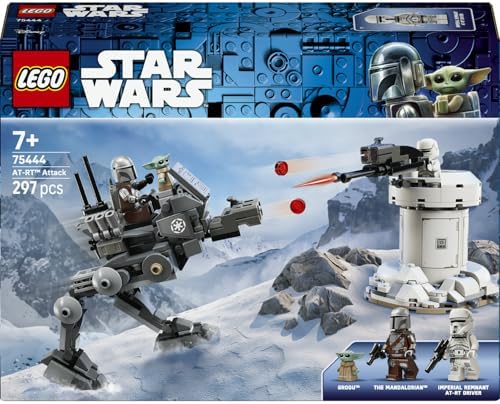 Alternative view of : Mandalorian ve AT-RT Saldırısı 75444-7 Yaş ve Üzeri Çocuklar için Mandalorian Minifigürü ile Figürü İçeren Yaratıcı Oyuncak Yapım Seti, Hediye Fikri (297 Parça)