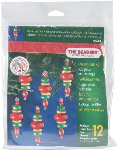 Beadery -5941 Plastik Tatil Boncuklu Süs Seti Victoria Bibloları 5,72 cm x 1,92 cm 12 Adet - Görsel 2