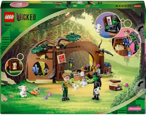 Wicked Elphaba’nın Sığınağı 75687-7 Yaş ve Üzeri Kız ve Erkek Çocuklar için İnşa Edilebilen SIğınak, 2 Mini Bebek ve 2 Orman Hayvanı Figürü İçeren Yaratıcı Oyuncak Yapım Seti (228 Parça) - Görsel 3