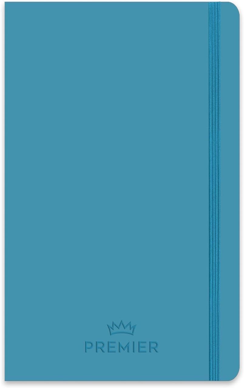 Alternative view of 13x21 96 Yaprak Düz Ciltli Premier Defter - Mavi