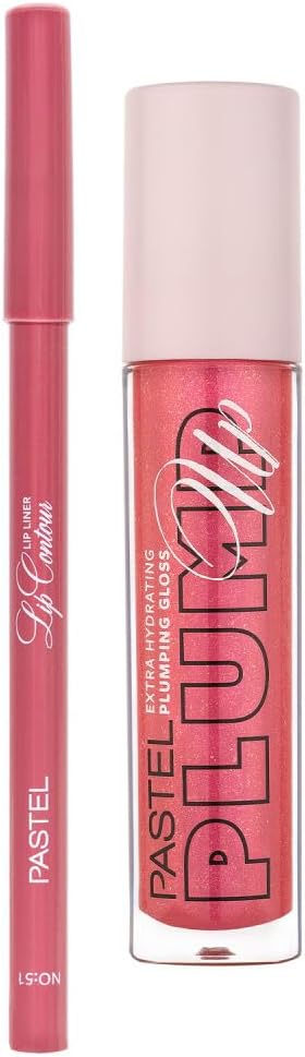 Alternative view of Pastel Profashion Plumping Gloss 206 + Pastel Lip Contour Liner Dudak Parlatıcı 51
