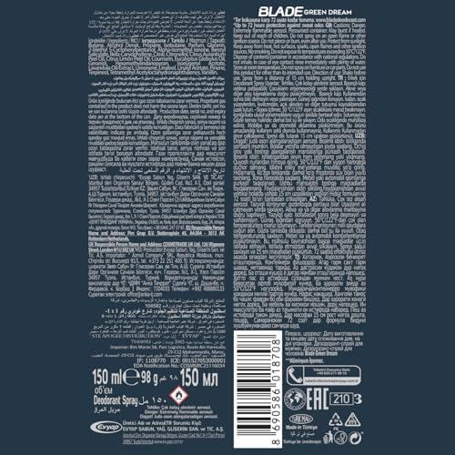 Alternative view of Deodorant Green, 150 Mililitre