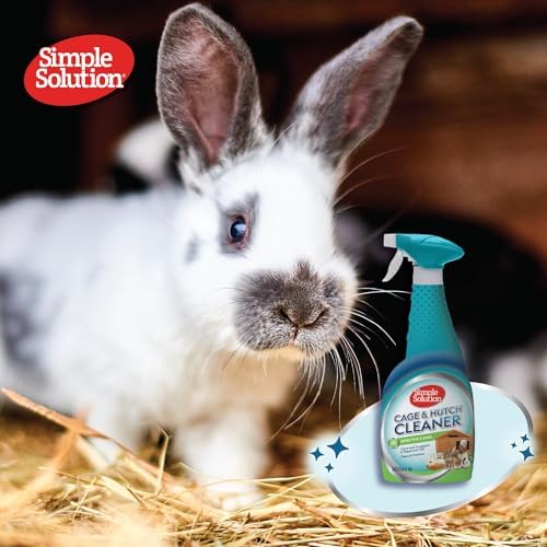 Simple Solution Cage & Hutch Cleaner Evcil Hayvan Kulübesi ve Kafesi Temizleyici Koku ve Leke Giderici Ahşap Metal ve Plastik Yüzeyler için 500 ml