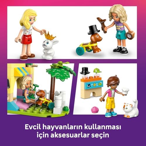 Evcil Hayvan Aksesuar Dükkanı 42650-6 Yaş ve Üzeri Erkek ve Kız Çocukları için Mini Bebek, Kedi ve Köpek Minifigürü İçeren Yaratıcı Oyuncak Yapım Seti, Doğum Günü Hediyesi (375 Parça) - Görsel 3