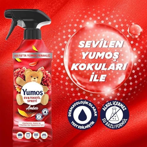 Sprey Yıkanması Zor Eşyalar İçin Giysi Spreyi Amber 450 ml - Görsel 3